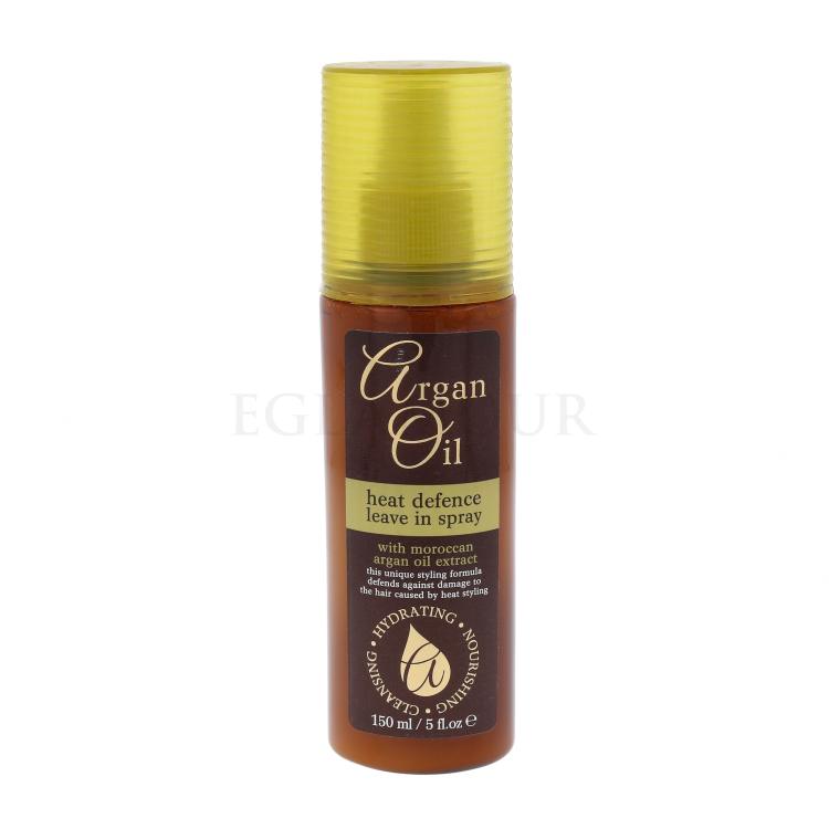 Xpel Argan Oil Heat Defence Leave In Spray Stylizacja włosów na gorąco dla kobiet 150 ml