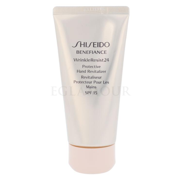 Shiseido Benefiance Wrinkle Resist 24 Protective Hand Revitalizer SPF15 Krem do rąk dla kobiet 75 ml tester