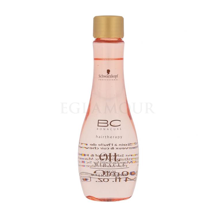 Schwarzkopf Professional BC Bonacure Oil Miracle Rose Oil Olejek do włosów dla kobiet 100 ml Uszkodzone pudełko