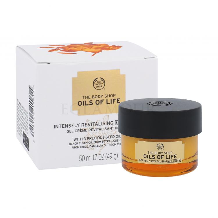 The Body Shop Oils Of Life Intensely Revitalising Gel Cream Żel do twarzy dla kobiet 50 ml
