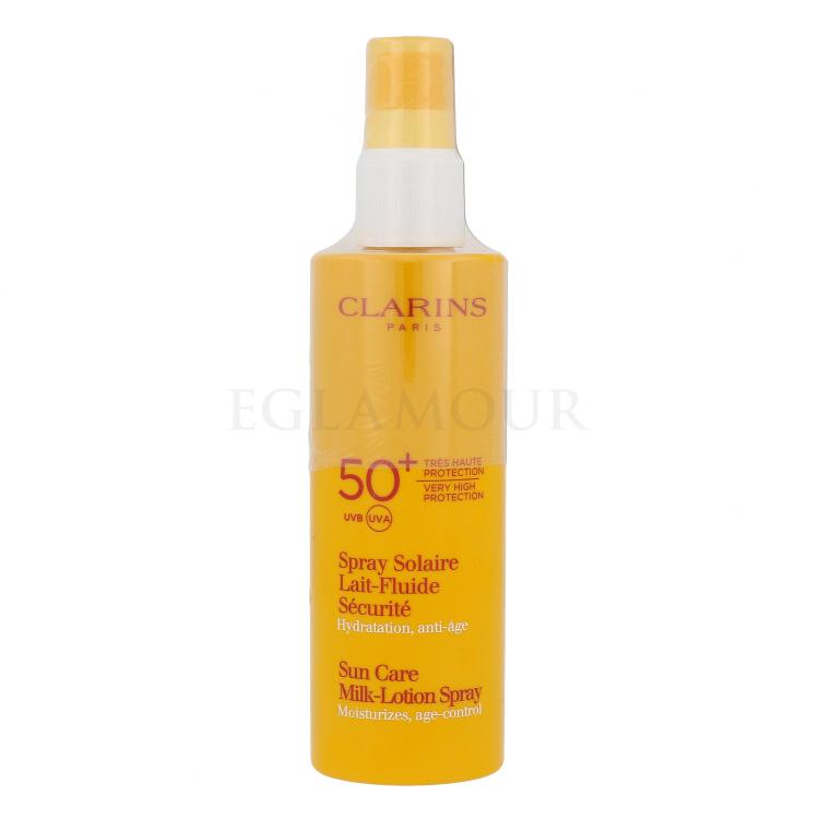 Clarins Sun Care SPF50+ Preparat do opalania ciała dla kobiet 150 ml tester