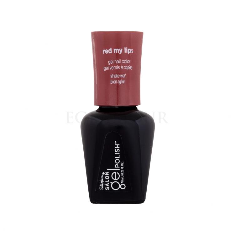 Sally Hansen Salon Gel Polish Gel Nail Color Lakier do paznokci dla kobiet 7 ml Odcień 220 Red My Lips