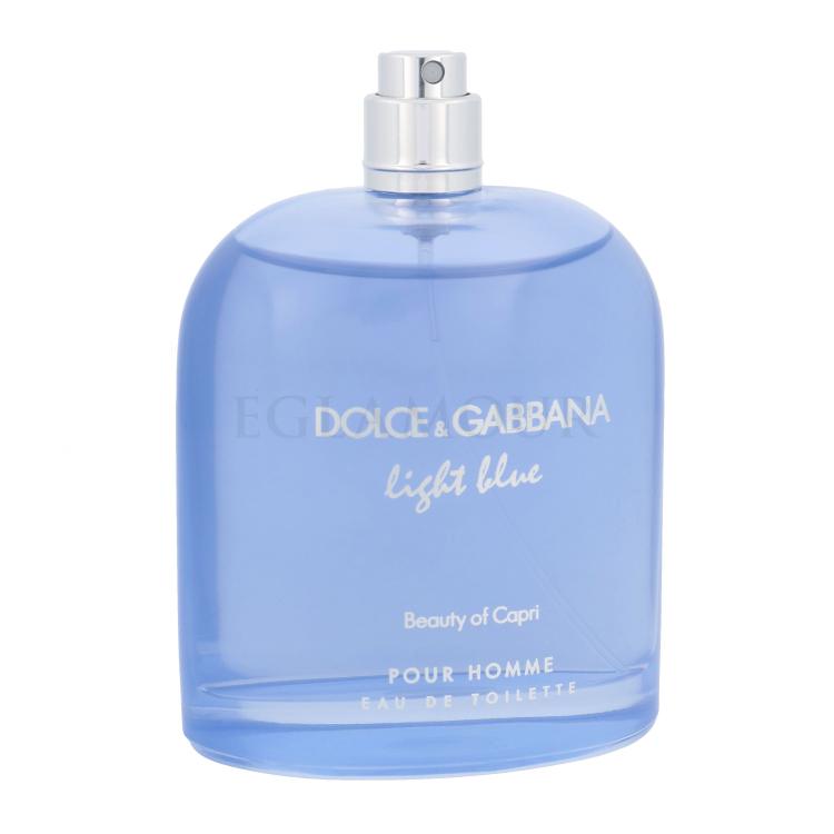 Dolce&amp;Gabbana Light Blue Beauty of Capri Pour Homme Woda toaletowa dla mężczyzn 125 ml tester