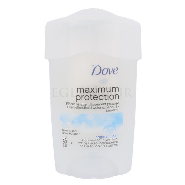 Dove Maximum Protection Original Clean 48h Antyperspirant dla kobiet 45 ml