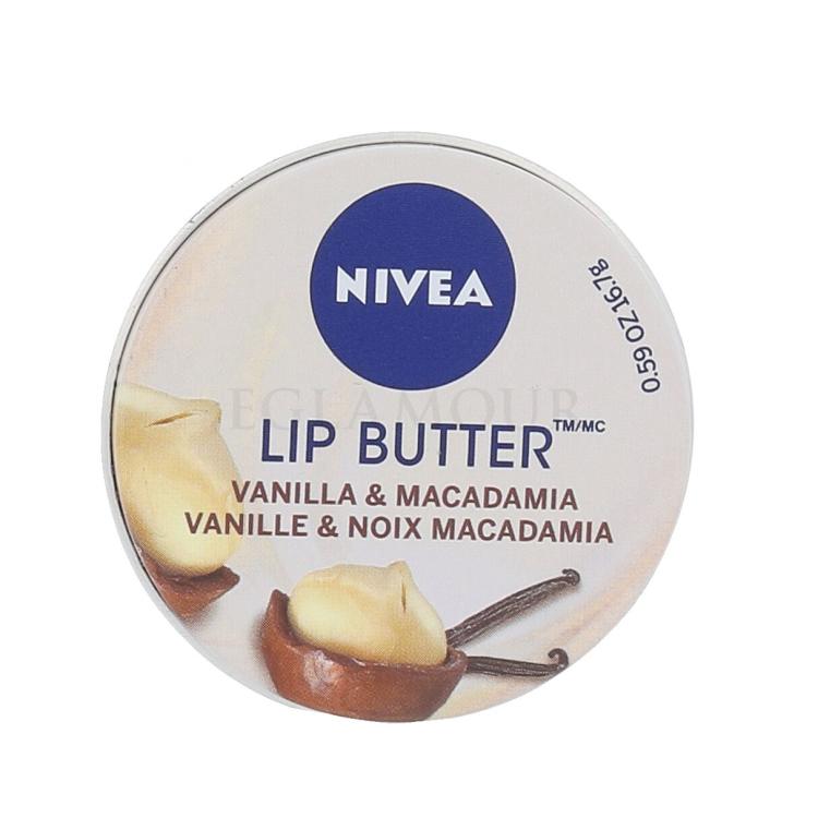 Nivea Lip Butter Vanilla &amp; Macadamia Balsam do ust dla kobiet 16,7 g