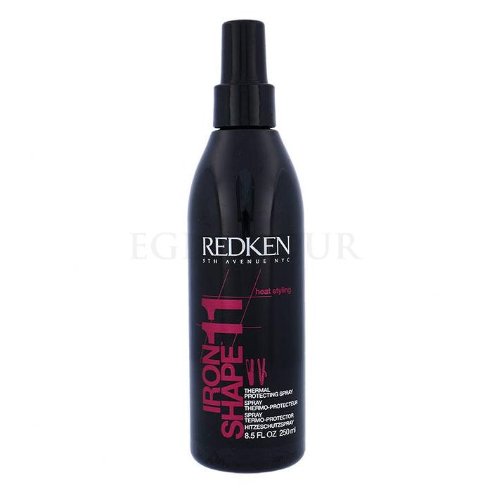 Redken Iron Shape Finishing Thermal Spray Stylizacja włosów na gorąco dla kobiet 250 ml uszkodzony flakon