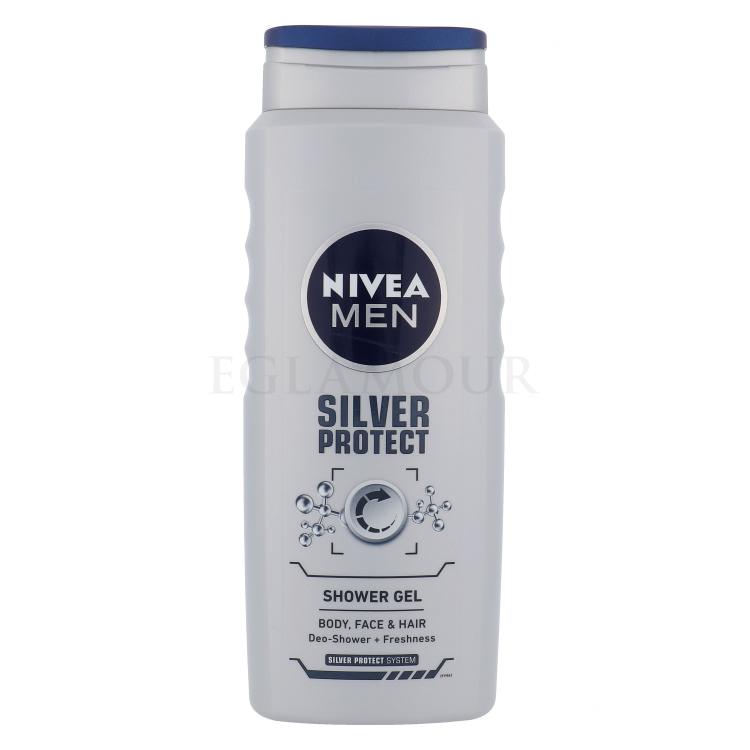 Nivea Men Silver Protect Żel pod prysznic dla mężczyzn 500 ml