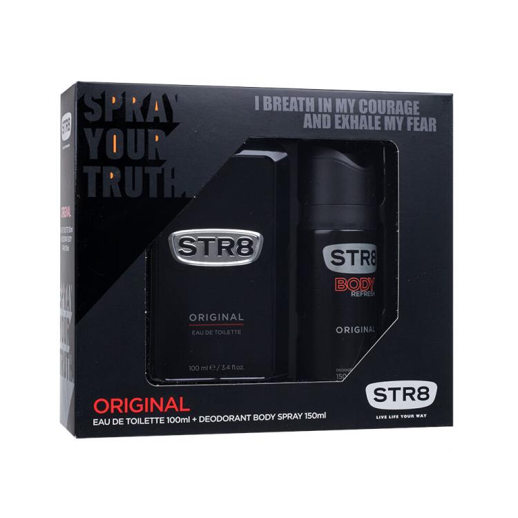 STR8 Original Zestaw Edt 100ml + 150ml deodorant Uszkodzone pudełko