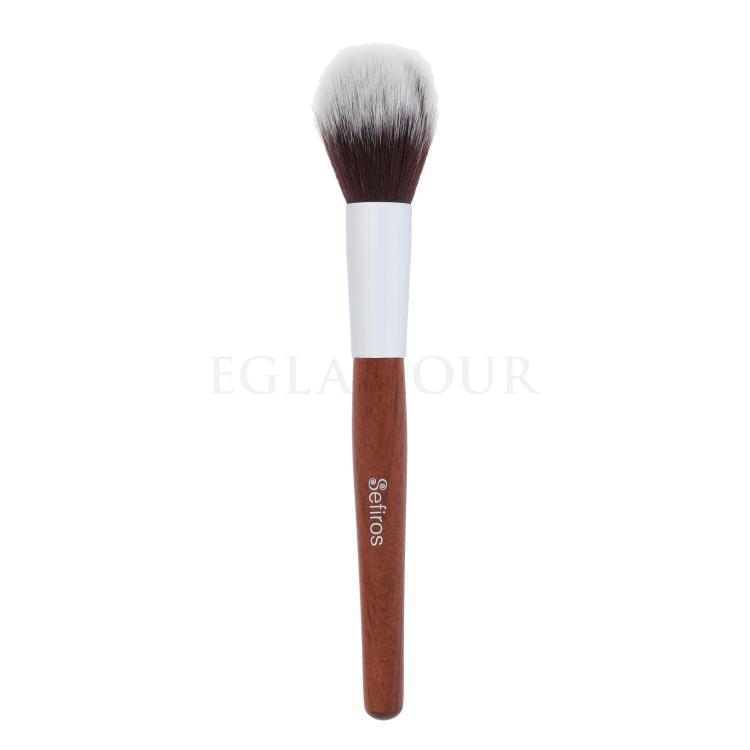 Sefiros Brushes Red Wood Large Powder Brush Pędzel do makijażu dla kobiet 1 szt