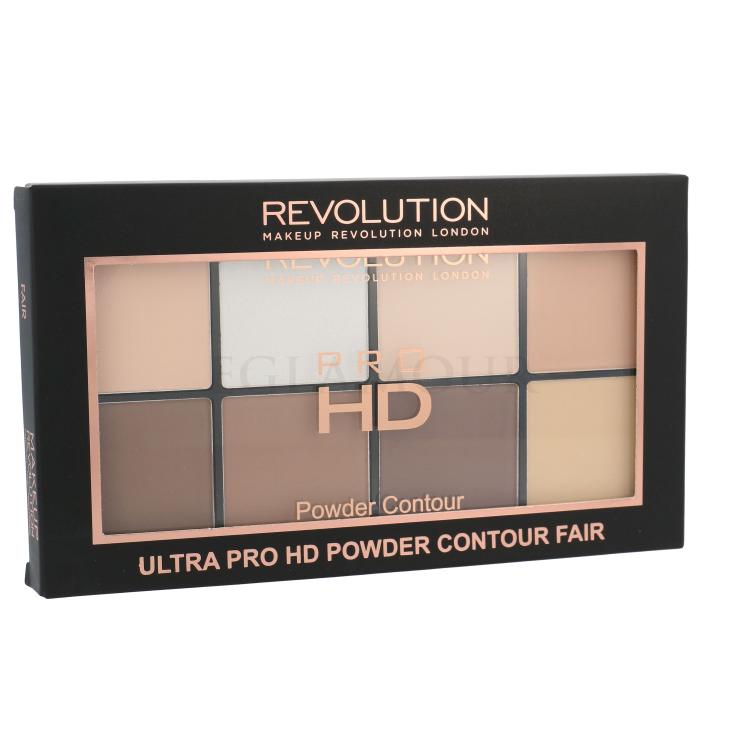 Makeup Revolution London Ultra Pro HD Powder Contour Palette Paletka do konturowania dla kobiet 20 g Odcień Fair