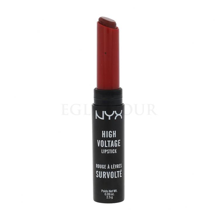 NYX Professional Makeup High Voltage Pomadka dla kobiet 2,5 g Odcień 20 Burlesque