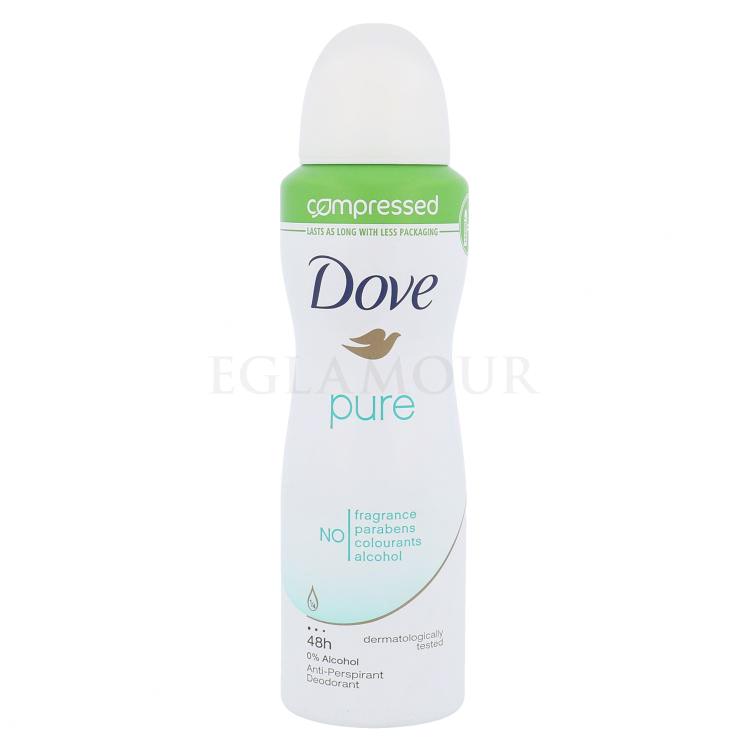 Dove Pure 48h Antyperspirant dla kobiet 125 ml
