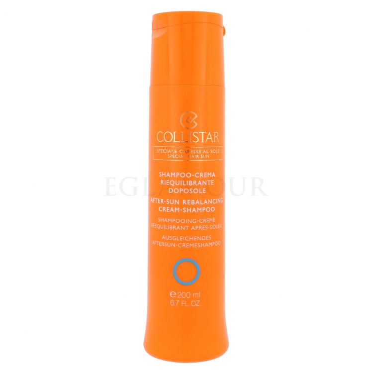 Collistar Special Hair Sun After-Sun Rebalancing Cream-Shampoo Szampon do włosów dla kobiet 200 ml