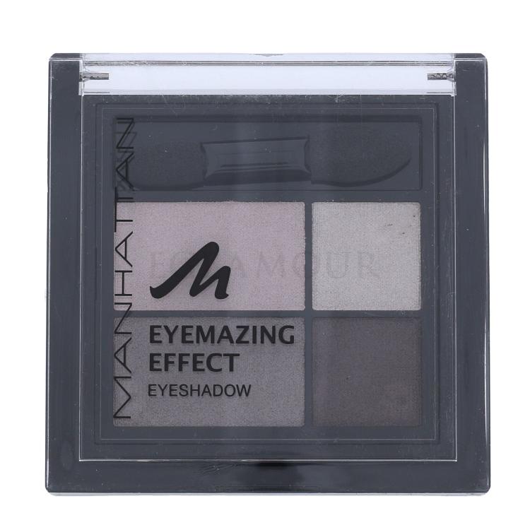 Manhattan Eyemazing Effect Eyeshadow Palette Cienie do powiek dla kobiet 15 g Odcień 95C Rosy Wood Uszkodzone pudełko
