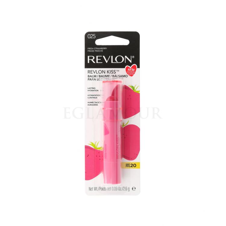 Revlon Revlon Kiss SPF20 Balsam do ust dla kobiet 2,6 g Odcień 025 Fresh Strawberry