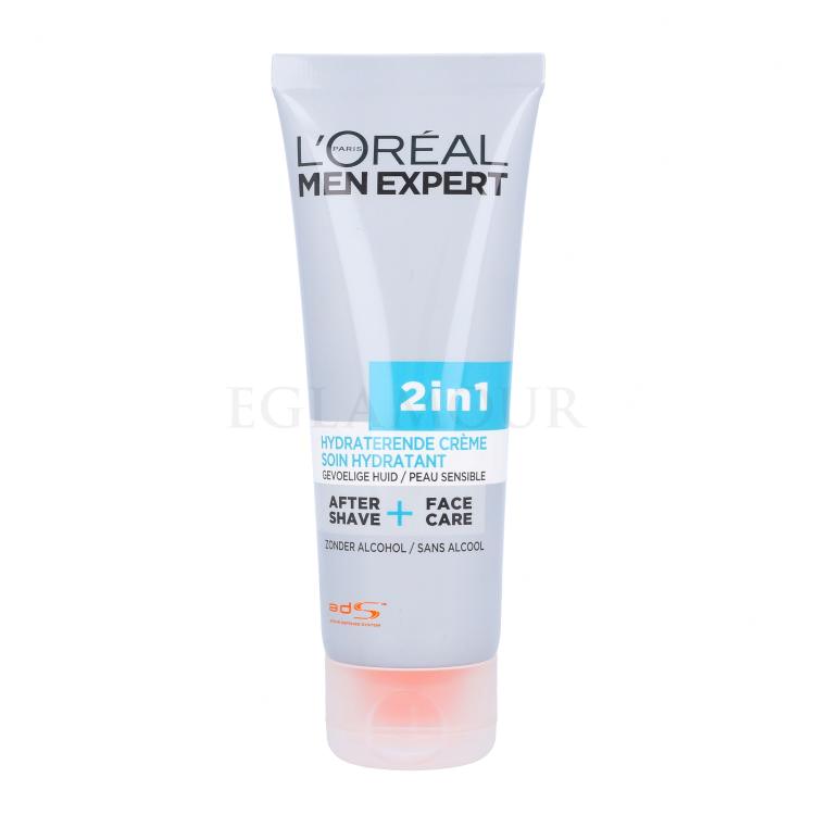 L&#039;Oréal Paris Men Expert Hydra Sensitive 2in1 Krem do twarzy na dzień dla mężczyzn 75 ml