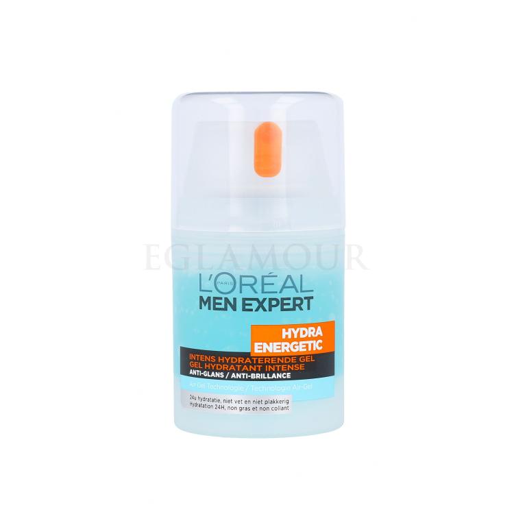 L&#039;Oréal Paris Men Expert Hydra Energetic Quenching Gel Żel do twarzy dla mężczyzn 50 ml