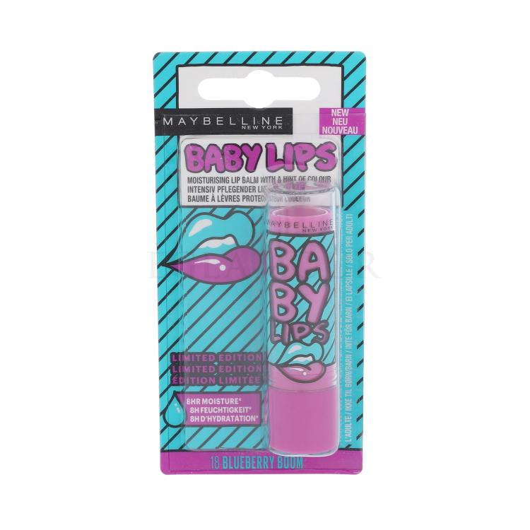 Maybelline Baby Lips Pop Art Balsam do ust dla kobiet 4,4 g Odcień 18 Blueberry Boom