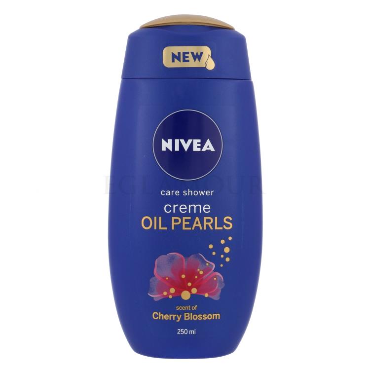 Nivea Creme Oil Pearls Cherry Blossom Żel pod prysznic dla kobiet 250 ml