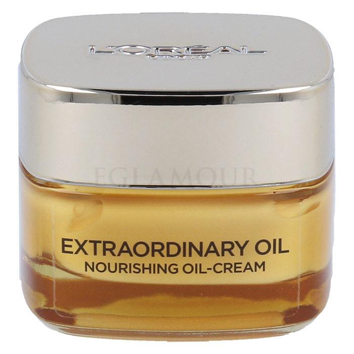 L&#039;Oréal Paris Extraordinary Oil Nourishing Oil Cream Krem do twarzy na dzień dla kobiet 50 ml Uszkodzone pudełko