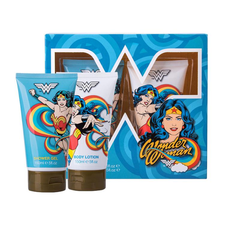 DC Comics Wonder Woman Zestaw Żel pod prysznic 150 ml + Balsam 150 ml Uszkodzone pudełko