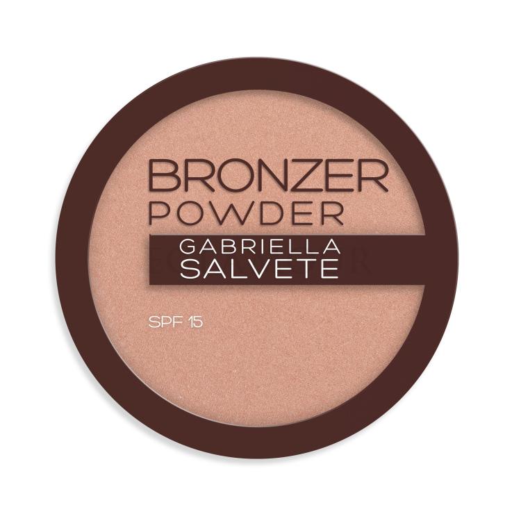 Gabriella Salvete Bronzer Powder SPF15 Puder dla kobiet 8 g Odcień 02