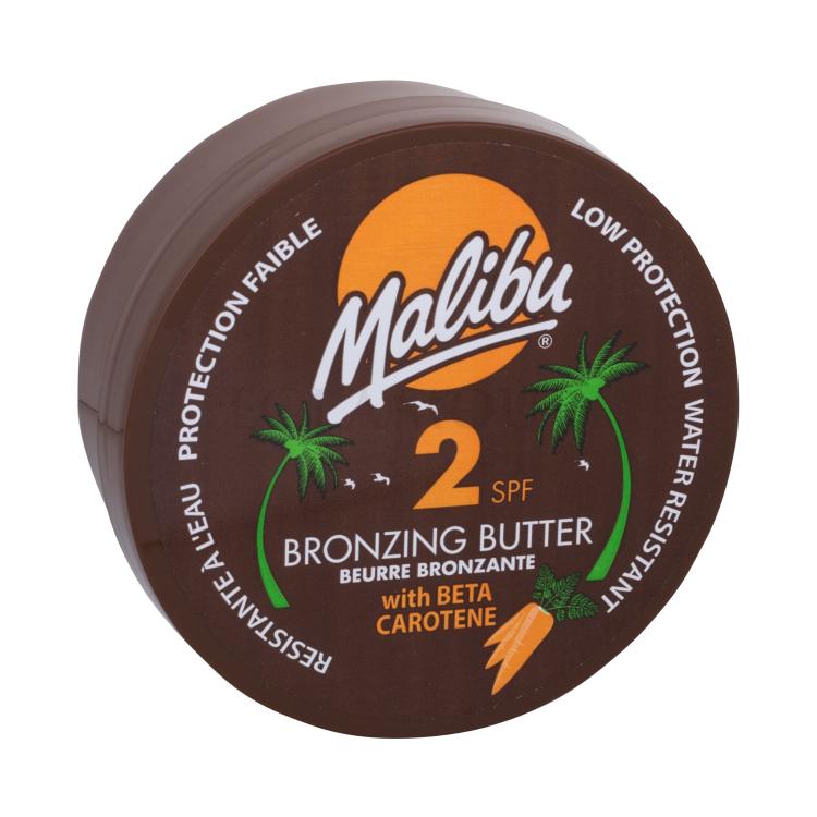 Malibu Bronzing Butter With Carotene SPF2 Preparat do opalania ciała dla kobiet 250 ml