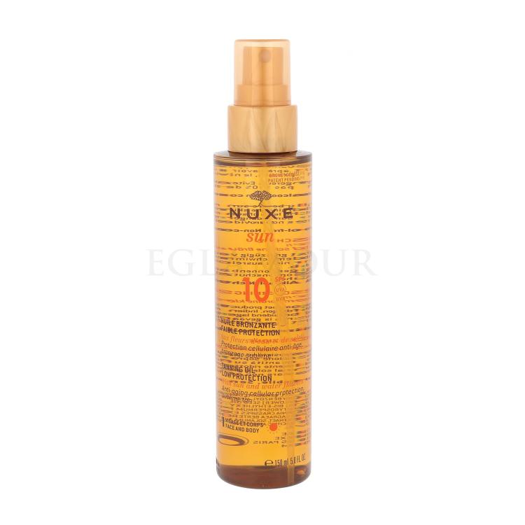 NUXE Sun Tanning Oil SPF10 Preparat do opalania ciała 150 ml