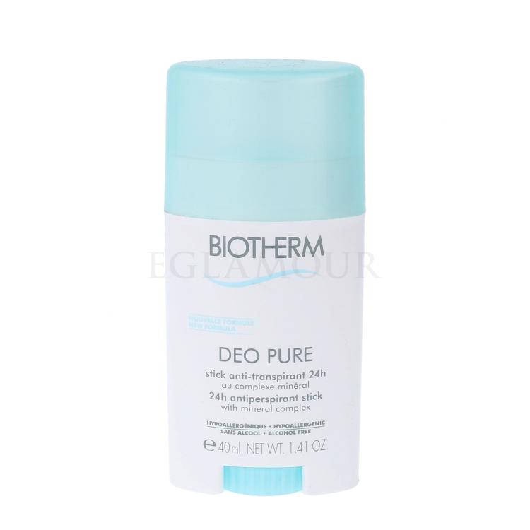Biotherm Deo Pure 24h Antyperspirant dla kobiet 40 ml