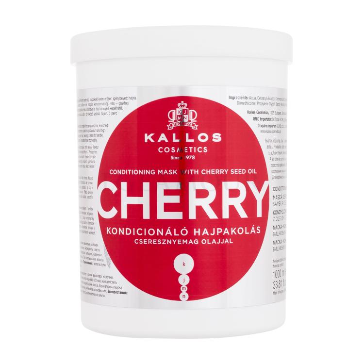 Kallos Cosmetics Cherry Maska do włosów dla kobiet 1000 ml