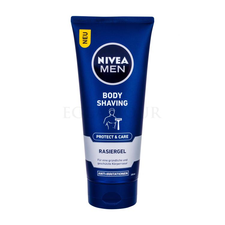 Nivea Men Protect &amp; Care Body Shaving Żel do golenia dla mężczyzn 200 ml