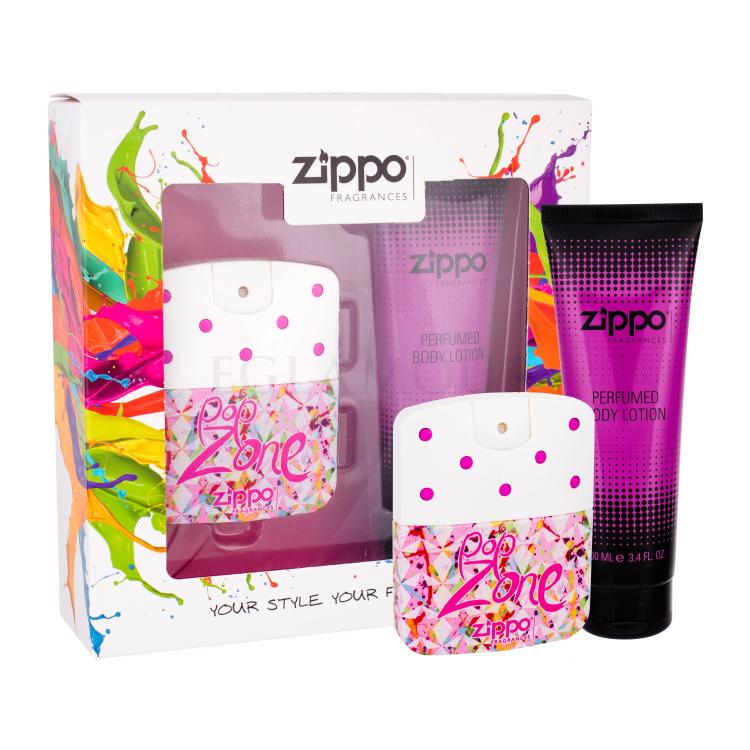 Zippo Fragrances Popzone Zestaw Edt 40 ml + Balsam do ciała 100 ml