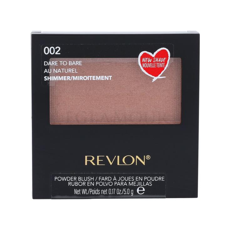 Revlon Powder Blush Róż dla kobiet 5 g Odcień 002 Dare To Bare