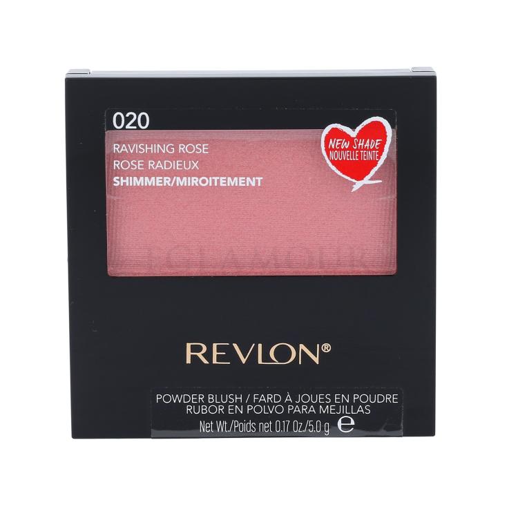Revlon Powder Blush Róż dla kobiet 5 g Odcień 020 Ravishing Rose