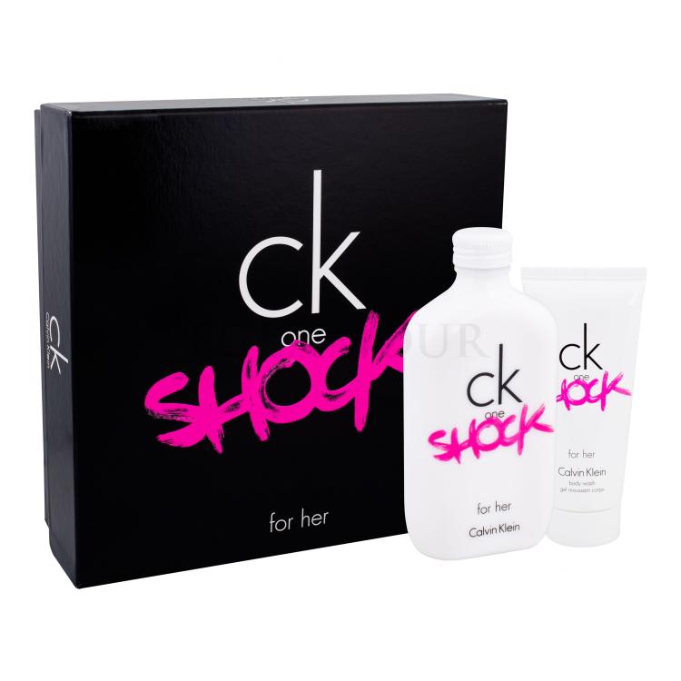 Calvin Klein CK One Shock For Her Zestaw Edt 200 ml + Żel pod prysznic 100 ml