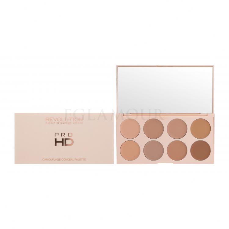 Makeup Revolution London Pro HD Camouflage Conceal Palette Paletka do konturowania dla kobiet 10 g Odcień Light Medium