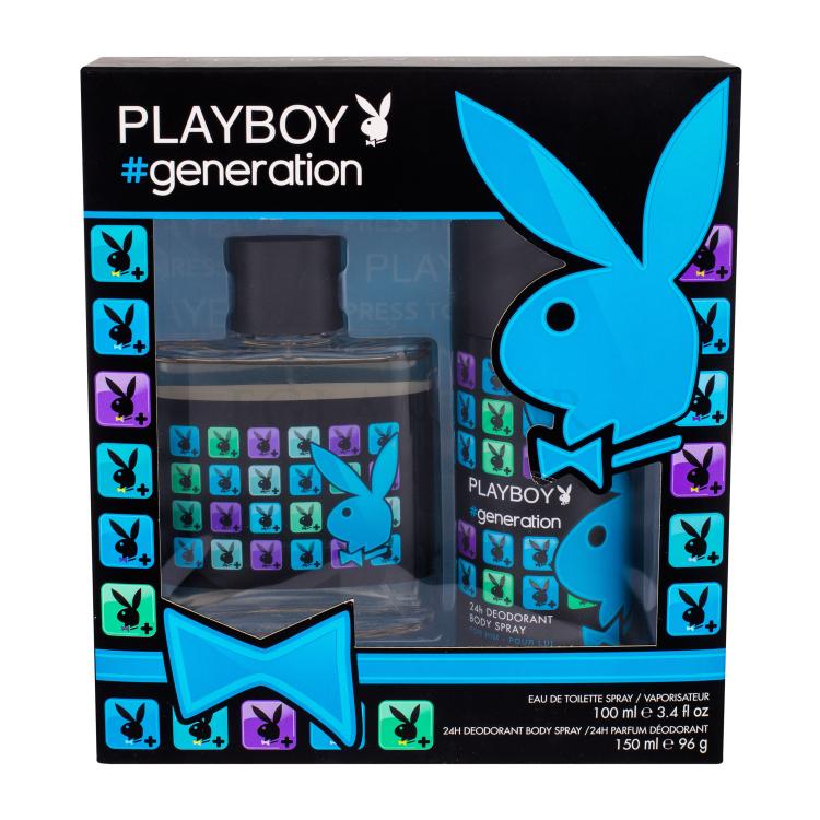 Playboy Generation For Him Zestaw Edt 100 ml + Dezodorant 150 ml